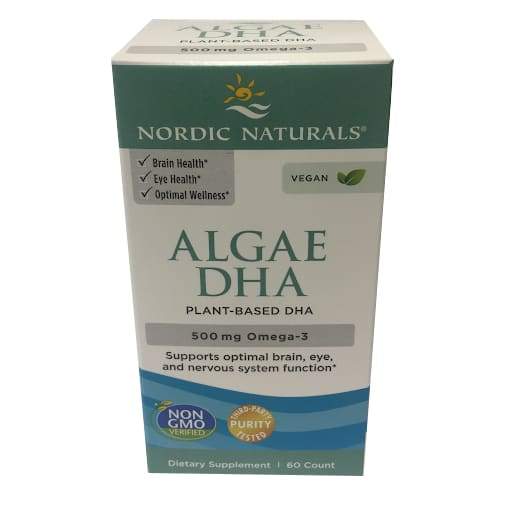 Algae DHA, 500mg - 60 softgels