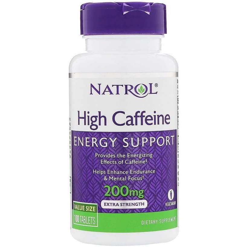 High Caffeine, 200mg - 100 tablets