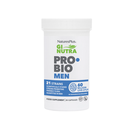 Nature's Plus GI Nutra Pro-Bio Mens- 60 Billion, 30 Capsules