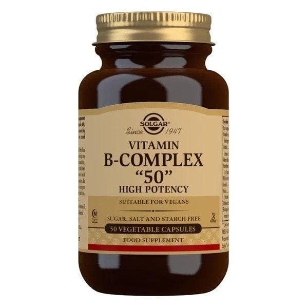 Vitamin B-Complex 50 - High Potency - 50 vcaps