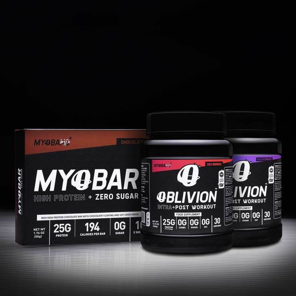 Two Oblivions Plus FREE box of MYOBARS - Red Berries / Red Berries
