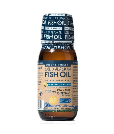 Wileys Finest Wild Alaskan Fish Oil Peak, 60ml