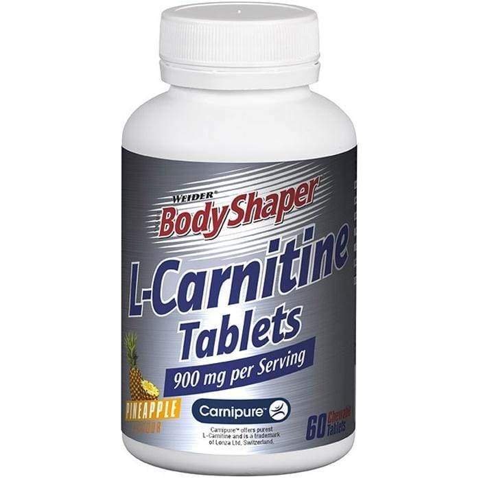 L-Carnitine Tablets, Pineapple - 60 tablets