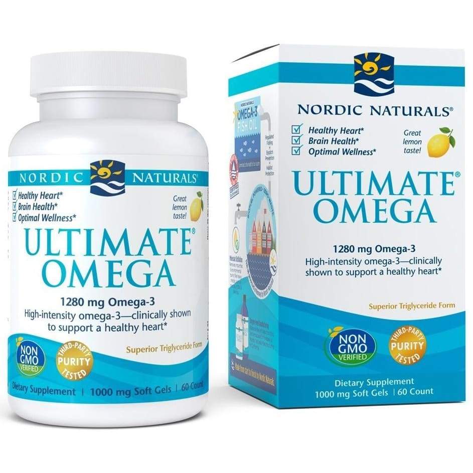 Ultimate Omega, 1280mg Lemon - 60 softgels