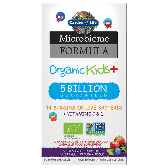 Garden Of Life Microbiome Organic Kids+, 30 Capsules