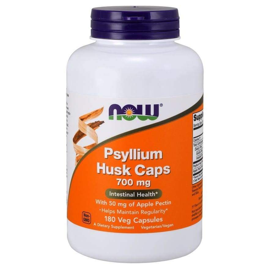 Psyllium Husk, 700mg with Apple Pectin - 180 vcaps