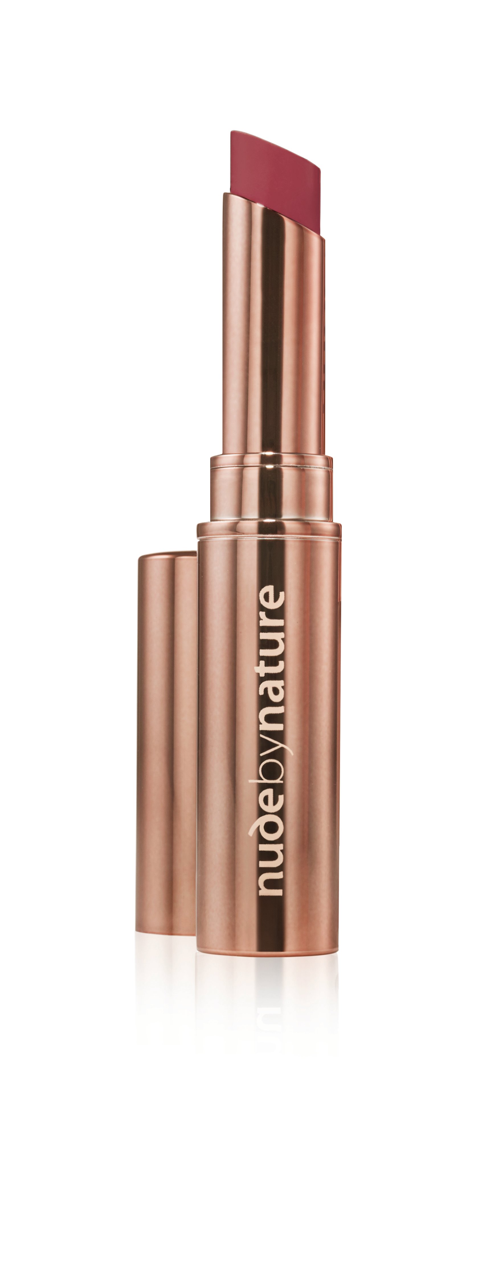 Nude by Nature - Creamy Matte Lipstick - 08 Cerise