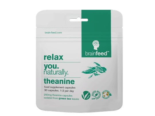 Brain Feed Relax - Natural Theanine, 30 Capsules