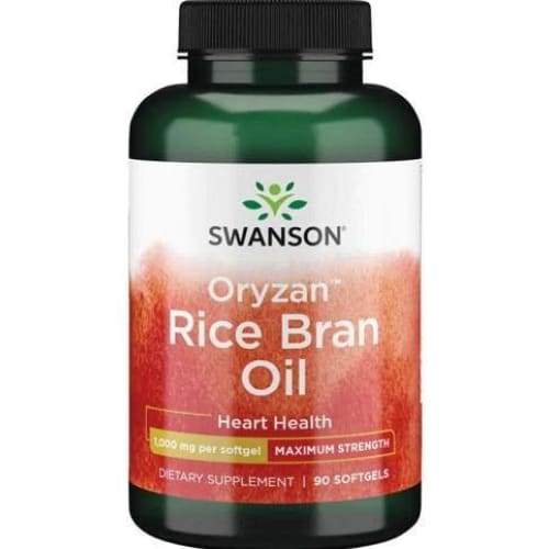 Rice Bran Oil, 1000mg - 90 softgels