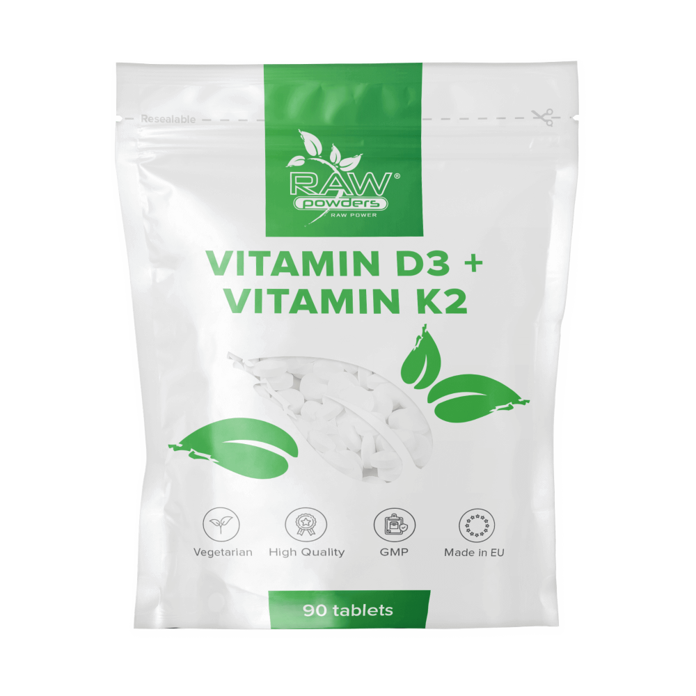 Vitamin D3 + Vitamin K2 90 tablets