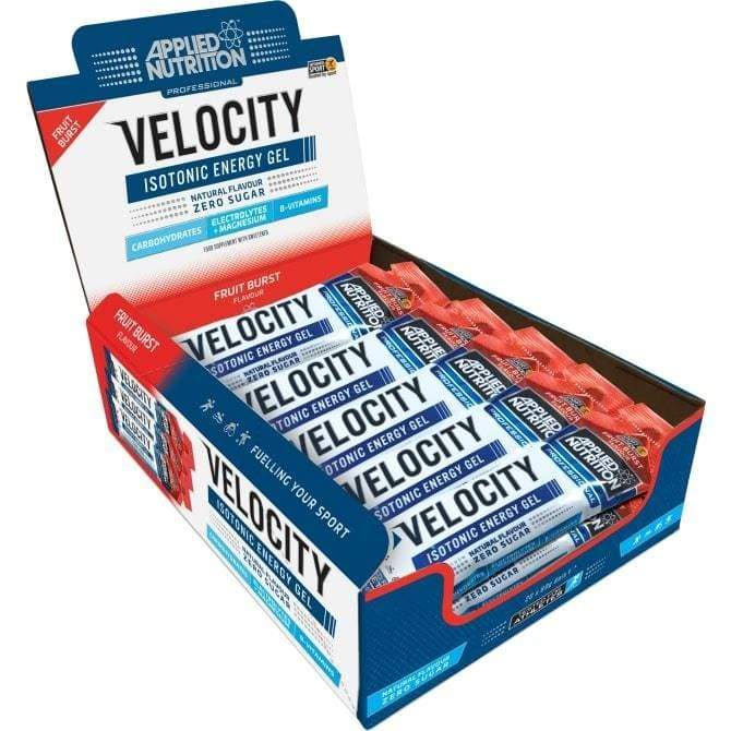 Velocity Isotonic Energy Gel, Fruit Burst - 20 x 60g