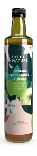 Higher Nature Organic Apple Cider Vinegar, 500ml