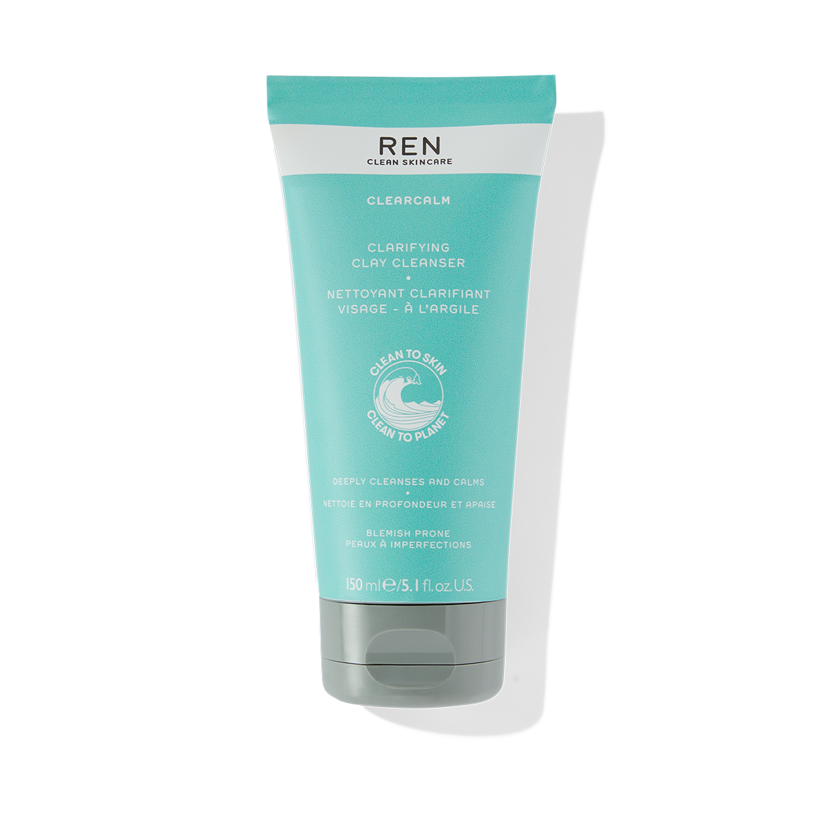 REN - Clear Calm 3 Clarifying Clay Cleanser 150 ml