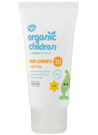 Green People Children Sun Lotion Scent Free SPF30 Travel 50ml