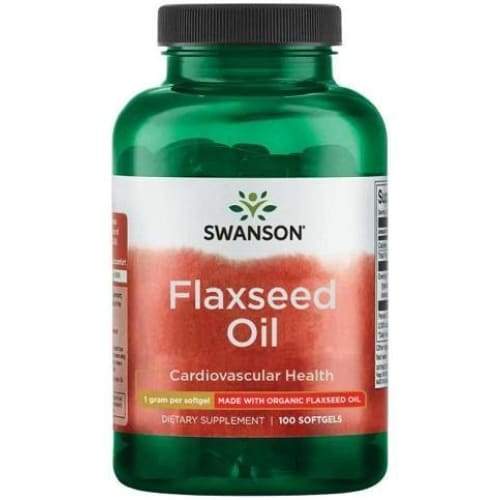 Flaxseed Oil, 1000mg - 100 softgels