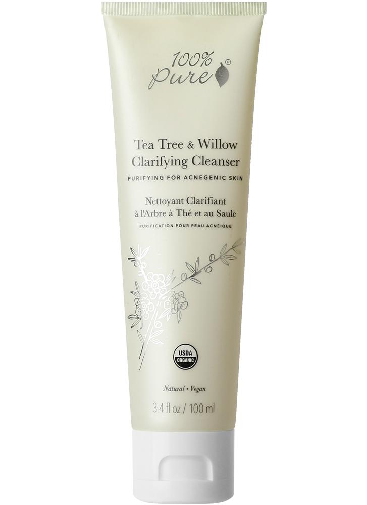 100% Pure Tea Tree & Willow Clarifying Cleanser