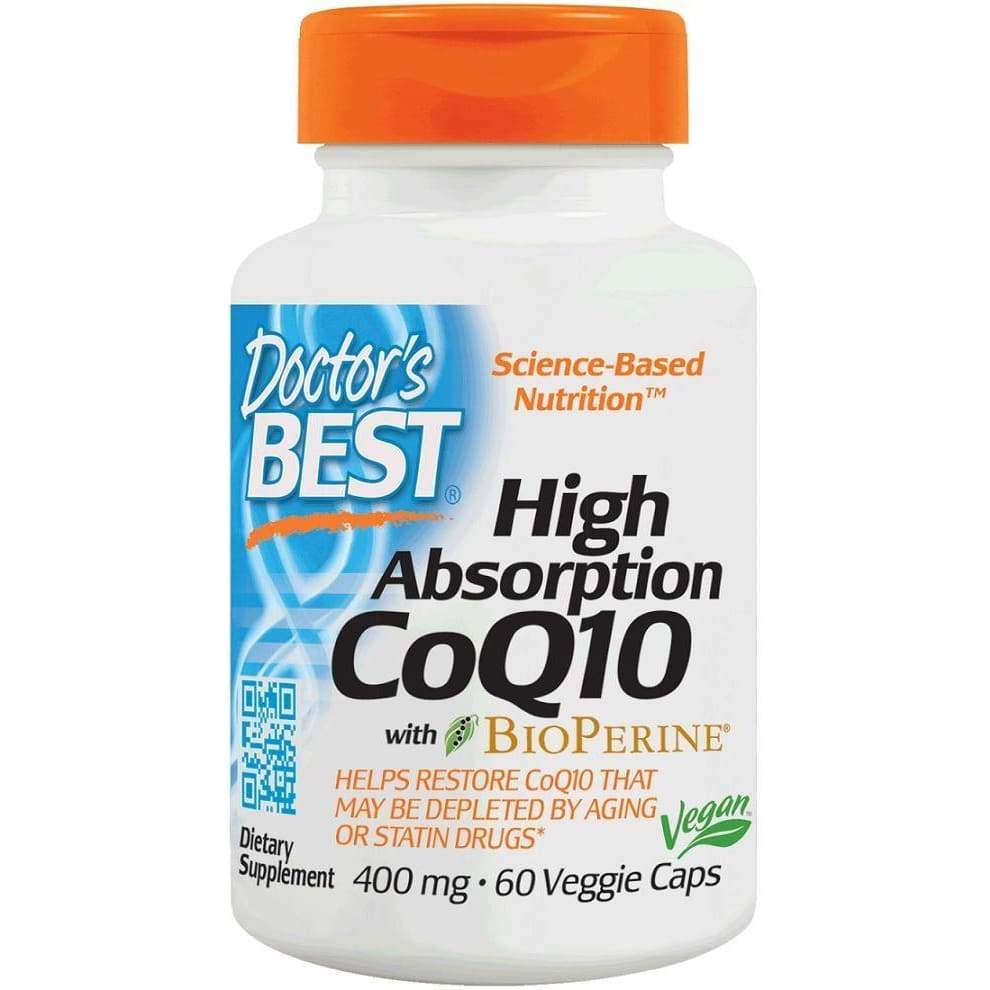 High Absorption CoQ10 with BioPerine, 400mg - 60 vcaps