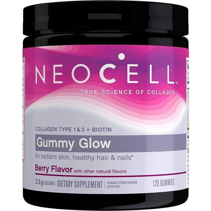 Gummy Glow with Collagen and Biotin, Berry - 120 gummies