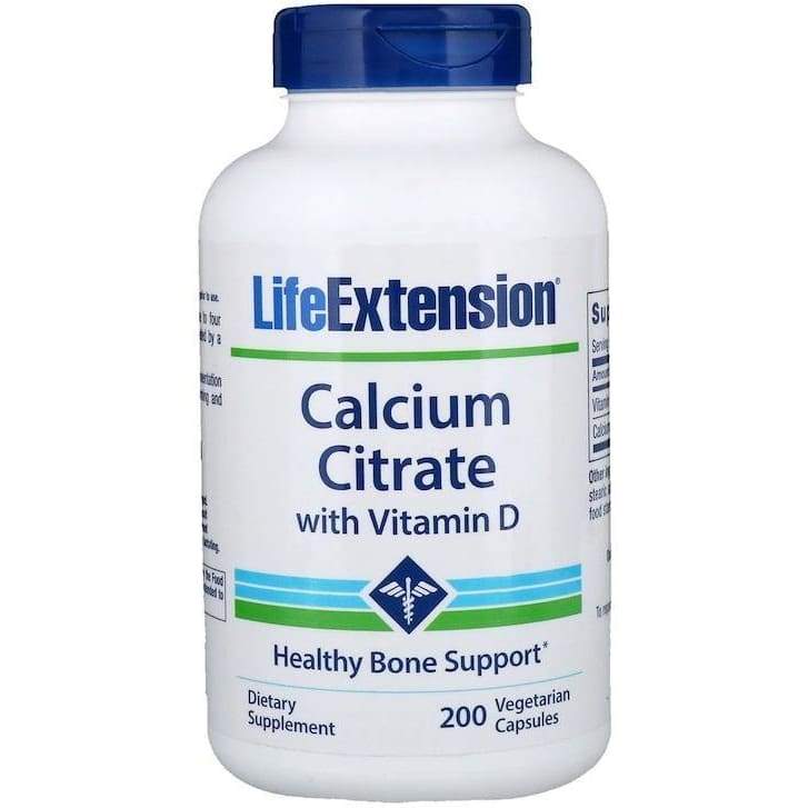 Calcium Citrate with Vitamin D - 200 vcaps