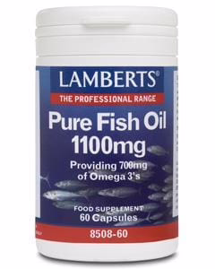 Lamberts High Potency Fish Oils, 1100mg, 60Caps