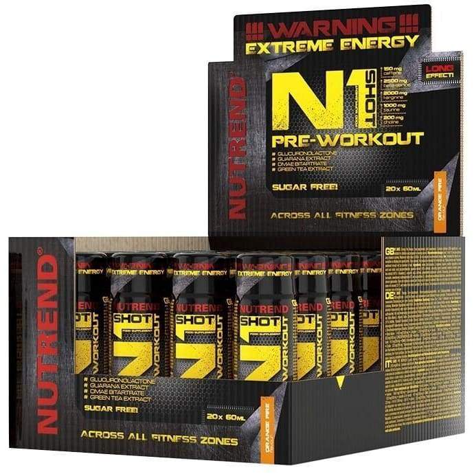N1 Shot, Orange - 20 x 60 ml.
