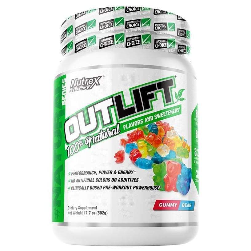 Outlift Natural, Gummy Bear - 502 grams