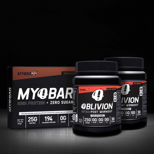 Two Oblivions Plus FREE box of MYOBARS, Blood Orange / Red Berries