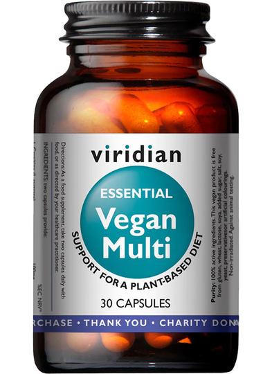 Viridian Essential Vegan Multivitamin 30 capsules