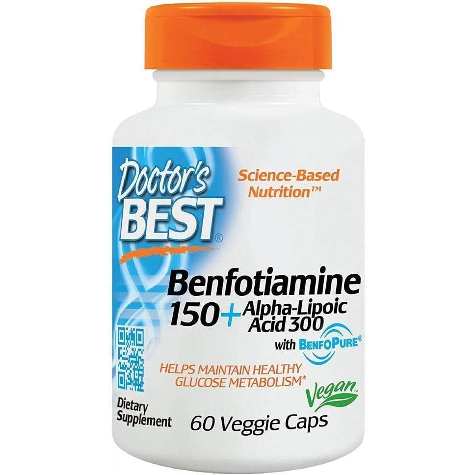 Benfotiamine 150 + Alpha-Lipoic Acid 300 - 60 vcaps