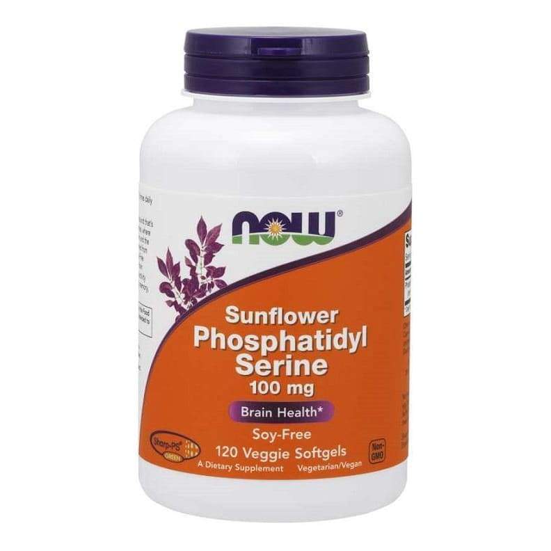 Sunflower Phosphatidyl Serine, 100mg - 120 veggie softgels