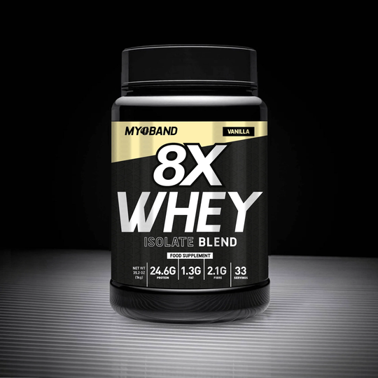 8X Whey Protein Isolate, Vanilla / 1kg