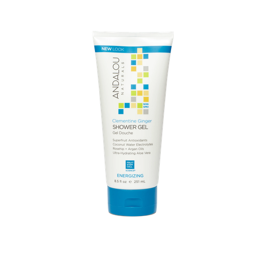 Andalou Clementine Ginger Energizing Shower Gel, 251ml