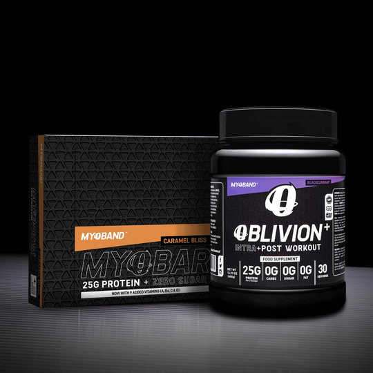 Oblivion Plus & MYOBARs ( Bars and Juice), Blackcurrant / Caramel Bliss
