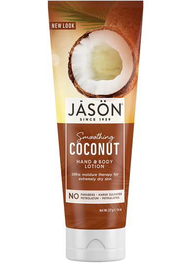 Jason Natural Smoothing Coconut Hand & Body Lotion 227g