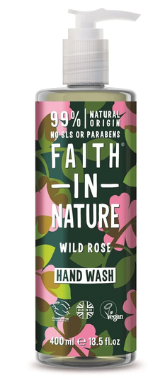 Faith in Nature Wild Rose Hand Wash, 400ml