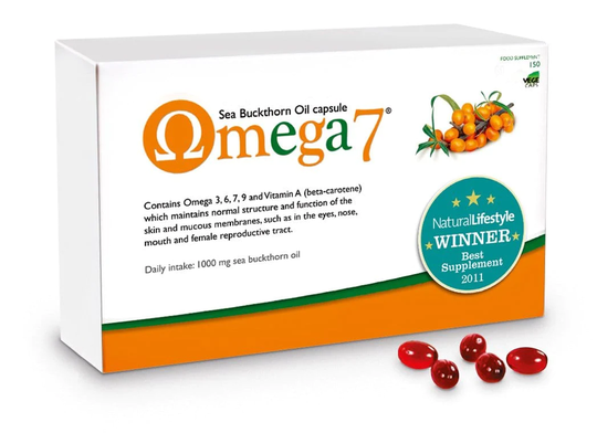 Pharma Nord Omega 7 Sea Buckthorn Oil, 150 Capsules