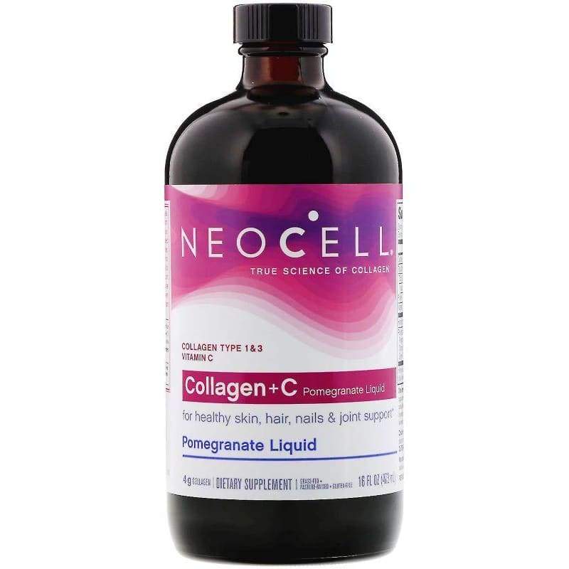 Collagen + C, Pomegranate Liquid - 473 ml.