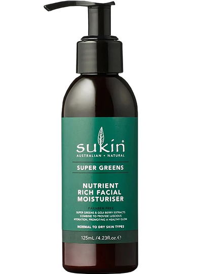 Sukin Super Greens Nutrient Rich Facial Moisturiser 125ml