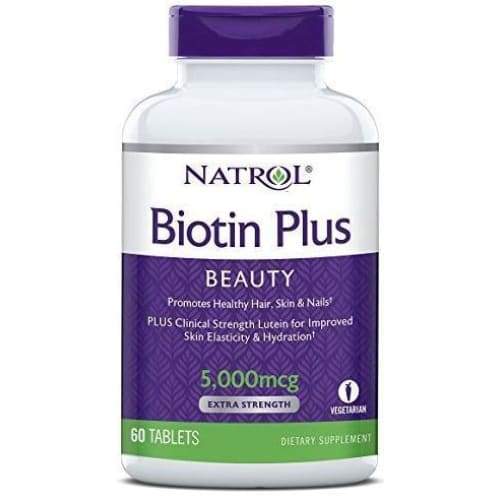 Biotin Plus, 5000mcg - 60 tablets