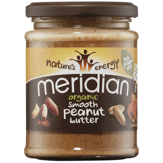 Meridian Organic Smooth Peanut Butter No Added Salt, No Added Sugar, 280gr
