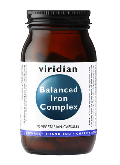 Viridian Balanced Iron Complex 90 caps