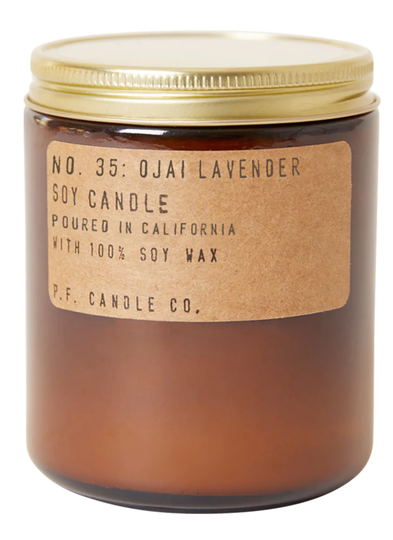 P.F. Candle Co. No. 35 Ojai Lavender Standard Soy Jar Candle 204g