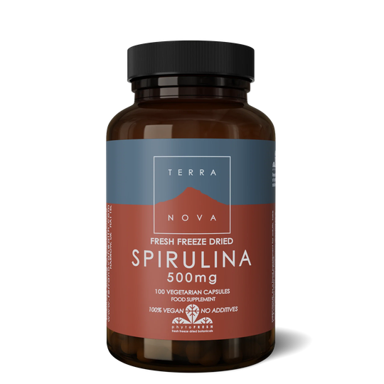 Terranova Spirulina 500mg, 100 VCapsules