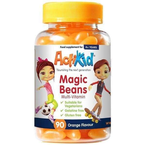Magic Beans Multi-Vitamin, Orange - 90 gummies