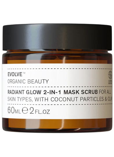 Evolve Radiant Glow 2-in-1 Mask Scrub 60ml
