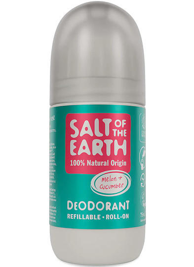 Salt of the Earth Melon & Cucumber Refillable Roll On Deodorant 75ml