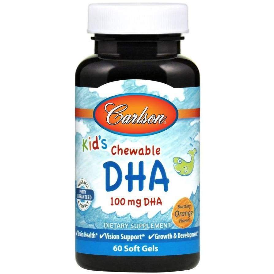 Kid's Chewable DHA, 100mg Orange - 60 softgels