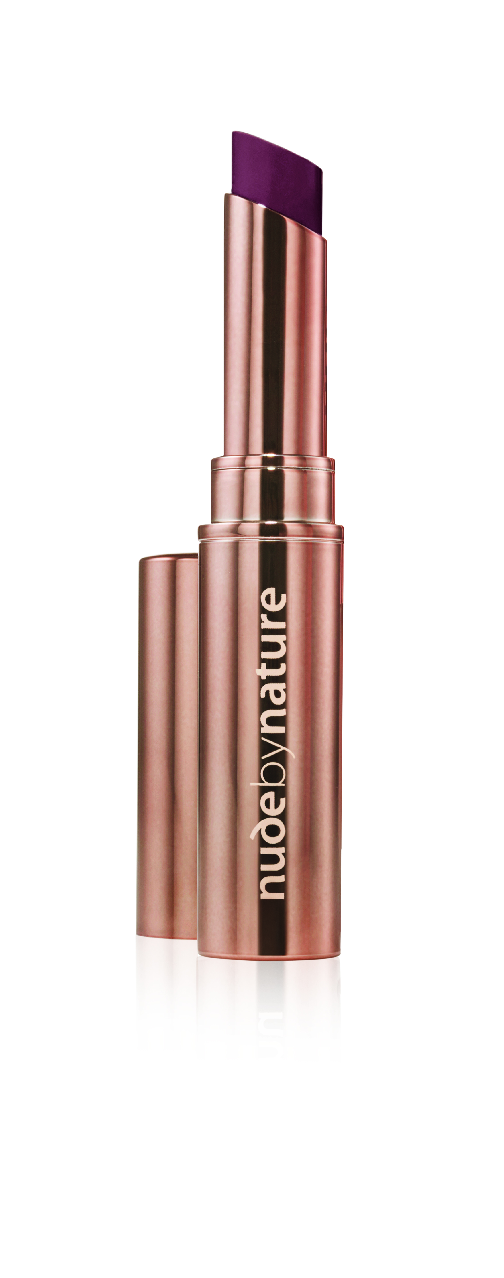 Nude by Nature - Creamy Matte Lipstick - 10 Aubergine