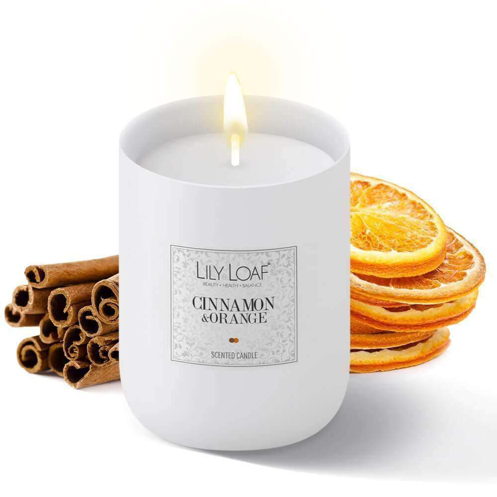 Cinnamon and Orange Soy Wax Candle