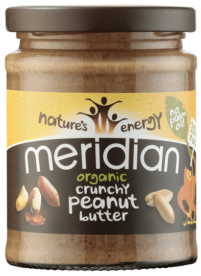 Meridian Organic Crunchy Peanut Butter, 280gr No Added Sugar, No added Salt